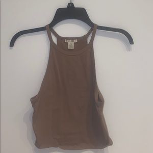 Tan crop top